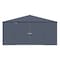 Arrow Storage Products Elite Galvalume Steel Premium Shed Storage Shed, 12 ft x 16 ft, Blue Grey EG1412AN - alternate 5